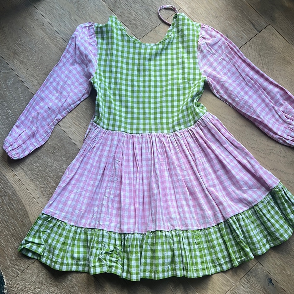 Handmade gingham dress